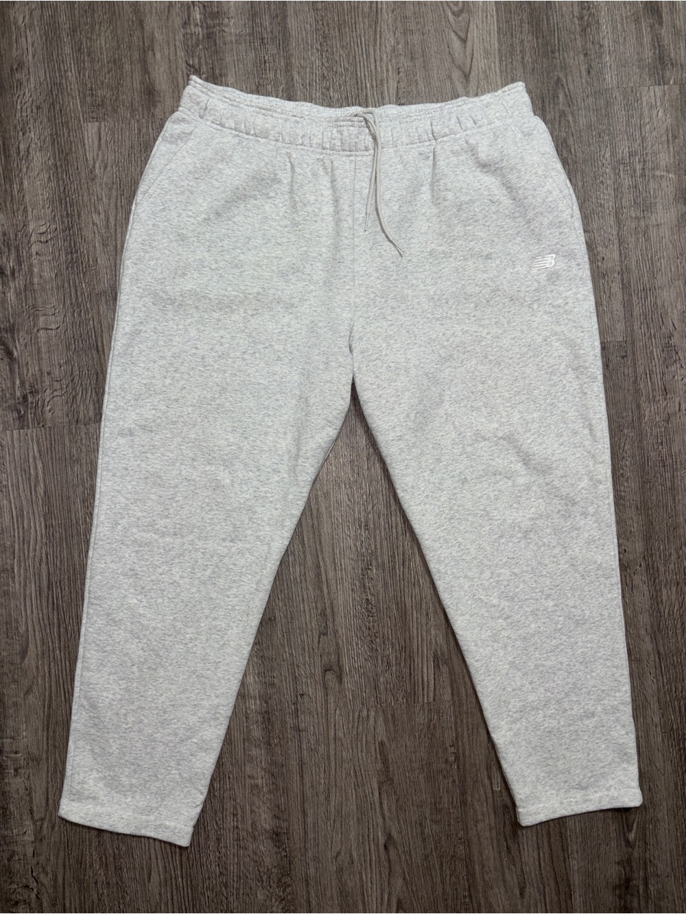 New Balance Unisex 2XL Gray Fleece Sweatpants Jogger Pants